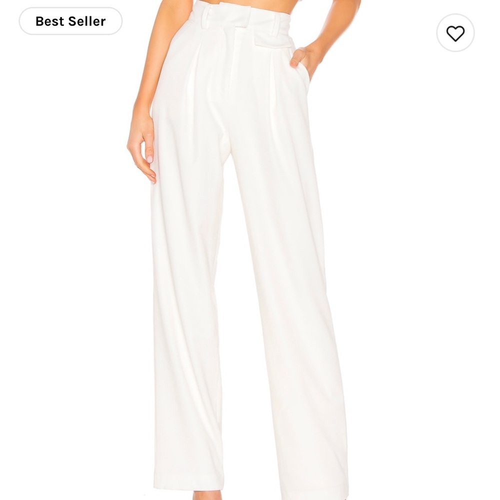 LPA from revolve- Carlotta pant size small in ivory
